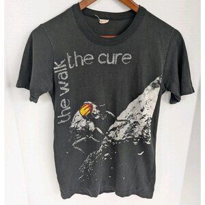 Vintage The Cure T-Shirt "The Walk" Womens Small 80s Rare Single-Stitch Band Tee